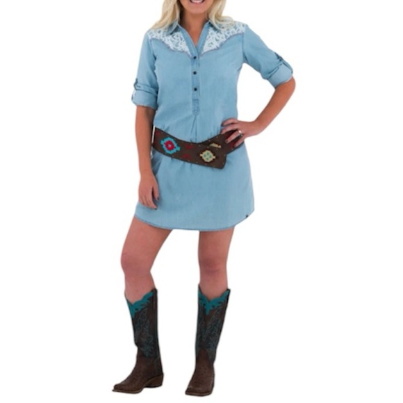 Noble Outfitters 26000-703 Womens Bluegrass Lace Dress NWT size Large - Picture 1 of 16